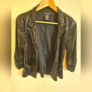 About a girl sequin jacket